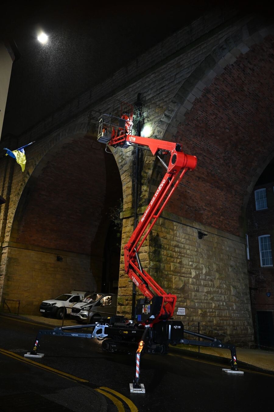 Mansfield Viaduct vegetation removal, Grade II listed structure